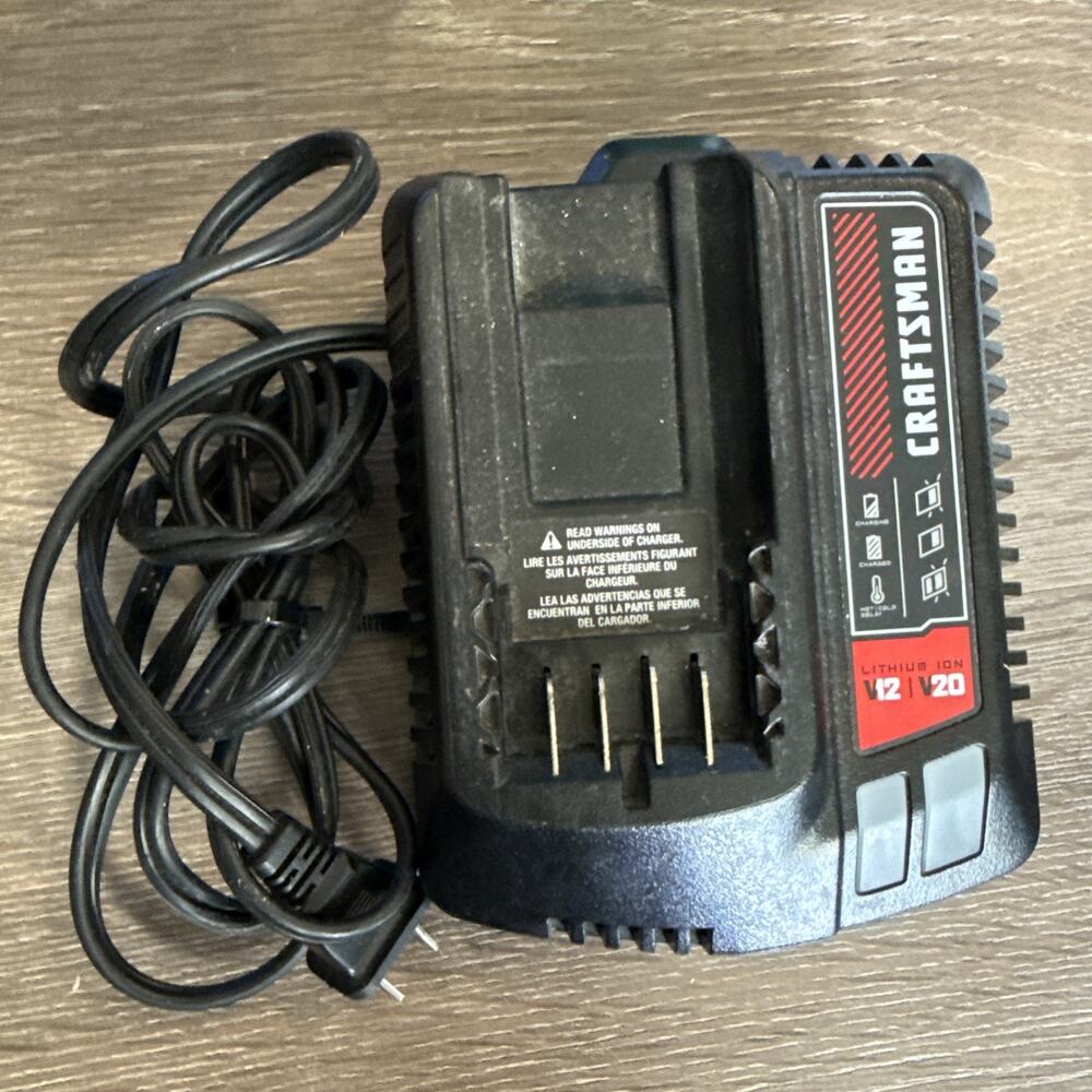 Craftsman V12 / V20 Lithium-Ion Fast Charger CMCA120 (Battery Not Included)